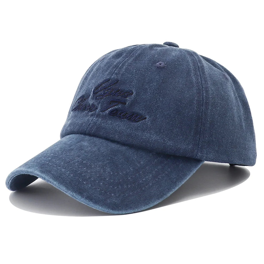 Vintage Letter Embroidered Dad Baseball Cap