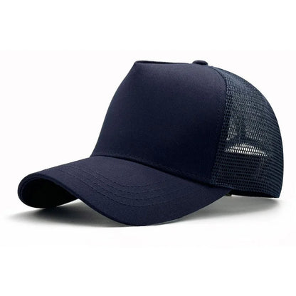 Big Head Man Baseball Caps Summer Mesh Plus