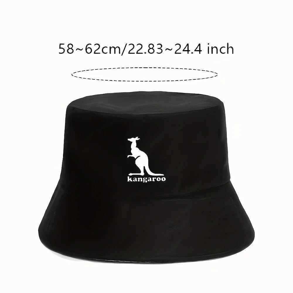 Goodvery Animal Kangaroo Pattern Printed Fisherman Hat
