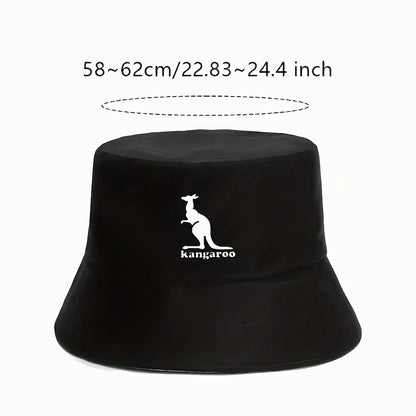 Goodvery Animal Kangaroo Pattern Printed Fisherman Hat