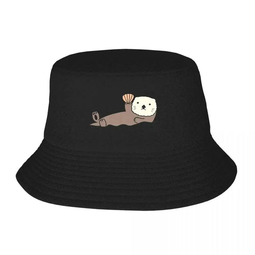 Cute Sea Otter Outdoor Bucket Hat