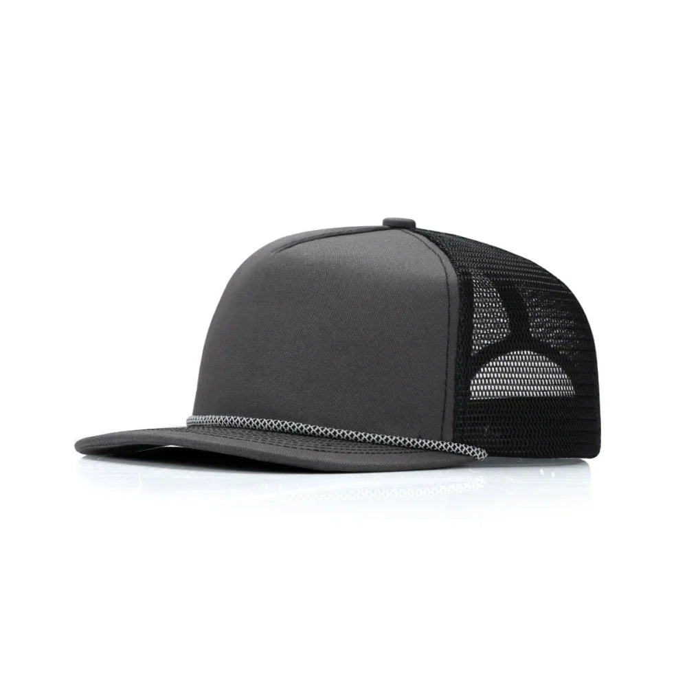 Custom Logo Breathable Mesh Trucker Snapback Cap
