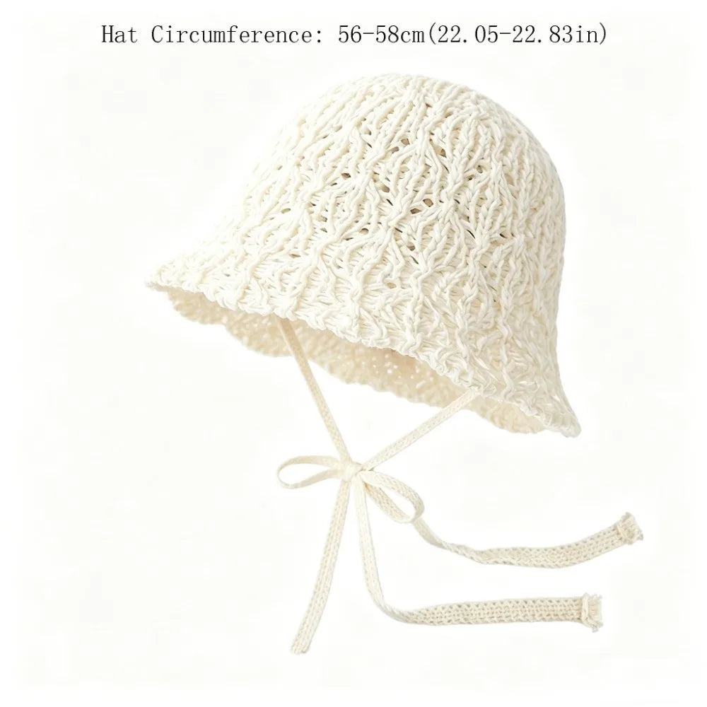 Thin Women Bucket Hat Foldable Design Solid Color