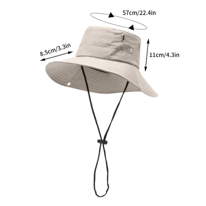 Waterproof UV Protection Wide Brim Fishing Bucket Hat