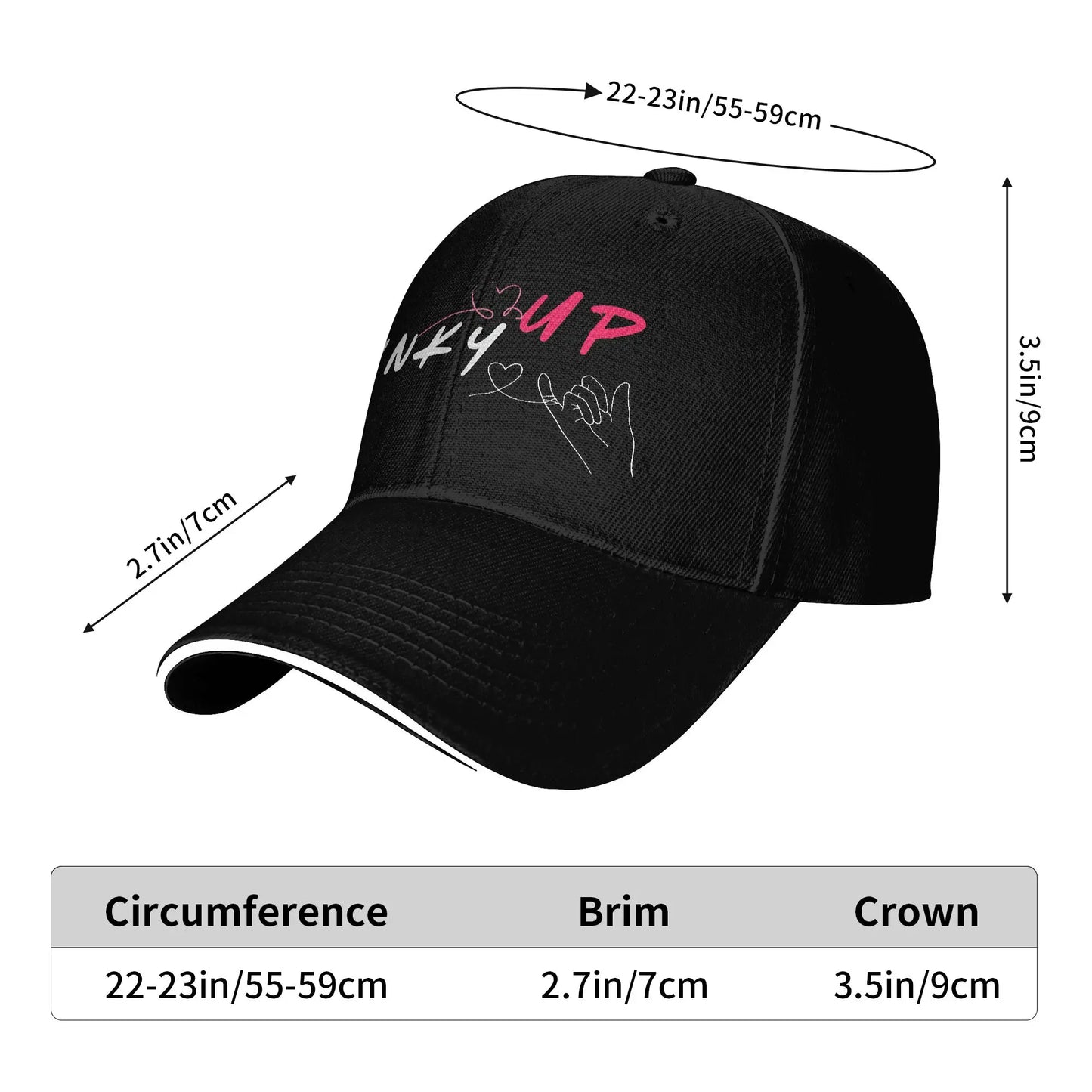 Katseye Pinky Up Kpop Baseball Cap