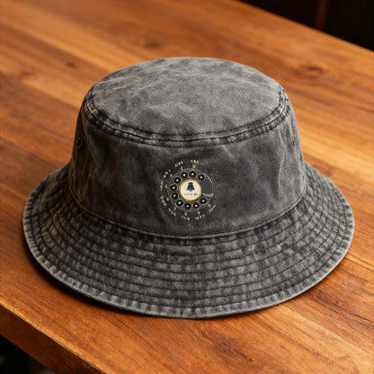Customize Washed Bucket Hat Vintage Fishing Hat