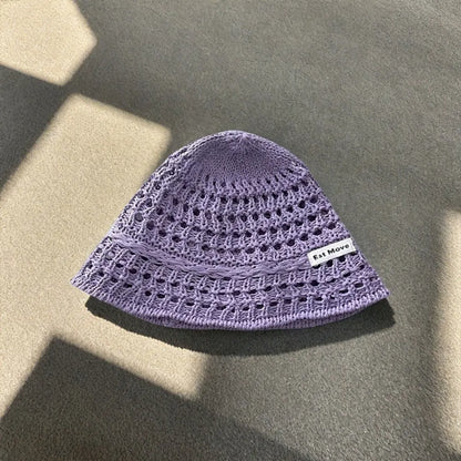Summer Hollow Crochet Beach Bucket Hat