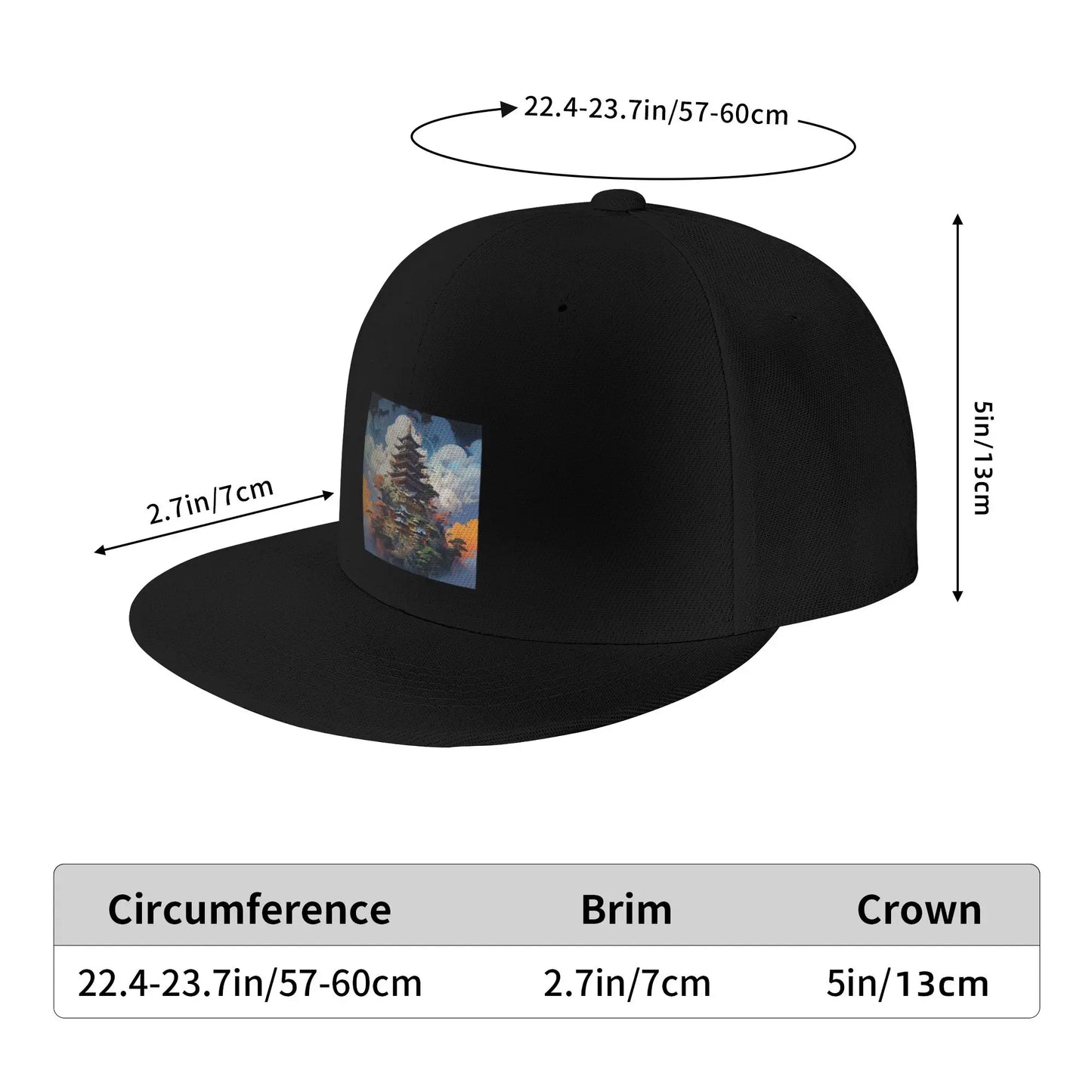 City House In The Clouds Snapback Cap