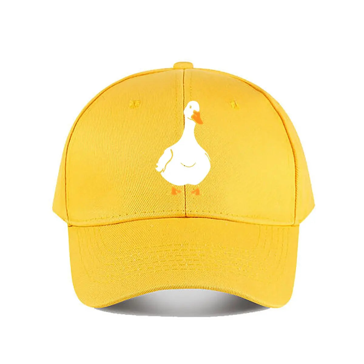 Cute Cartoon Duck Vinyl Sticker Baseball Cap
