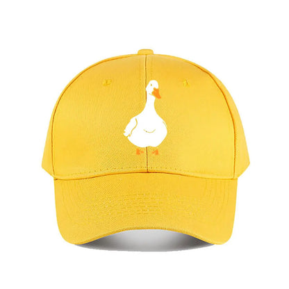 Cute Cartoon Duck Vinyl Sticker Baseball Cap