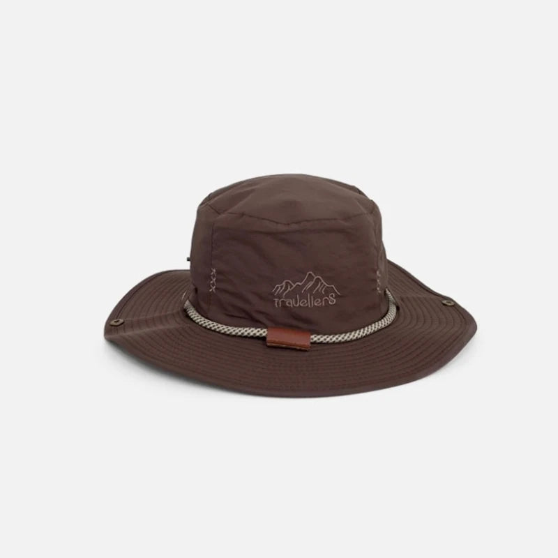 Summer Bucket Hat Men Women Sunscreen Fishing Hat Outdoor Size 55-59cm