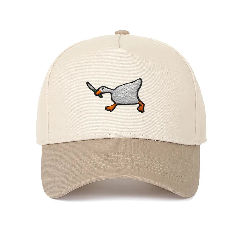 Big Goose Embroidered Colorblock Baseball Cap