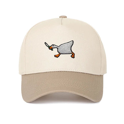 Big Goose Embroidered Colorblock Baseball Cap