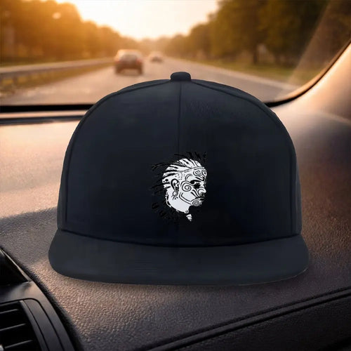 Maori Totem Flat Brim Snapback Cap