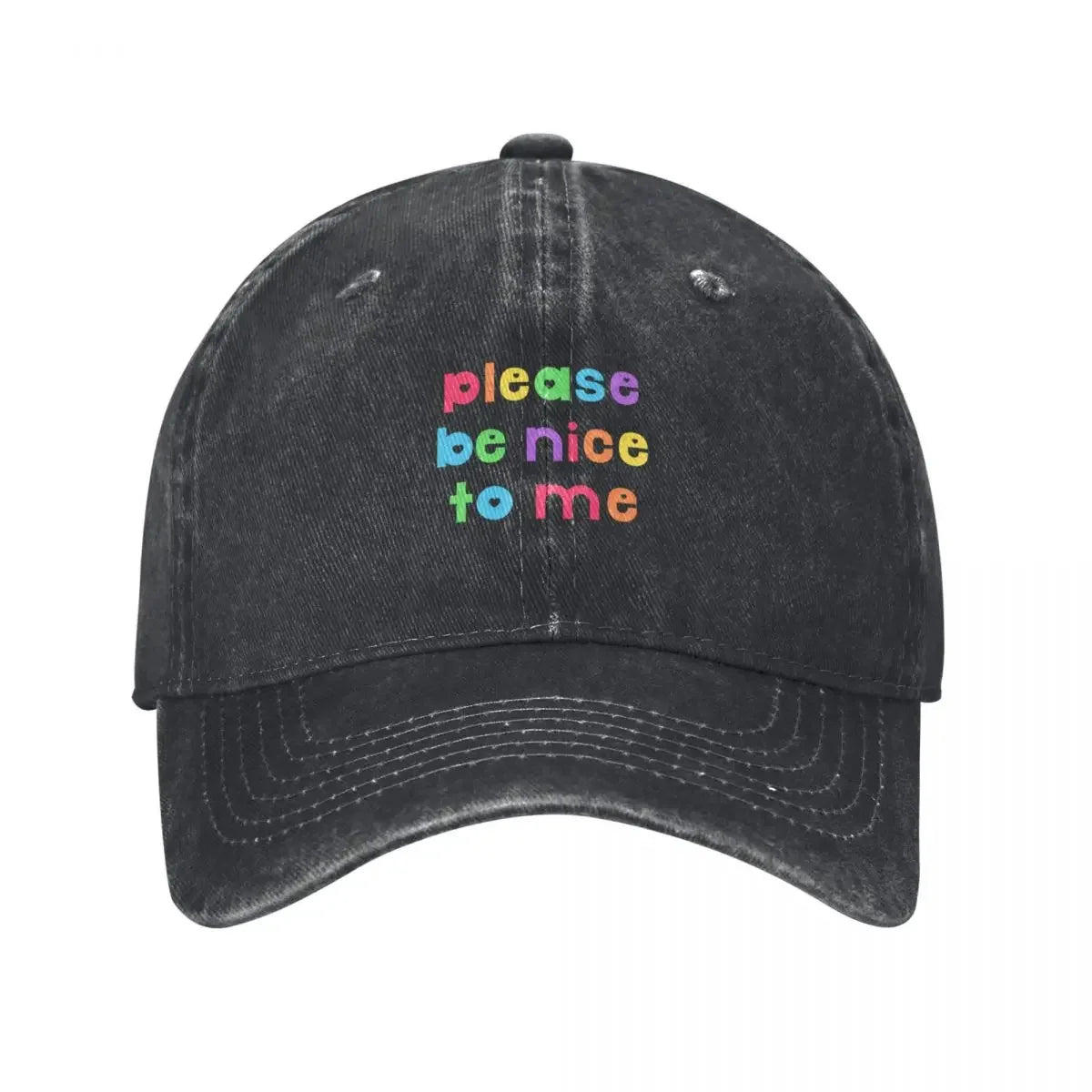 Please Be Nice To Me Western Baseball Cap