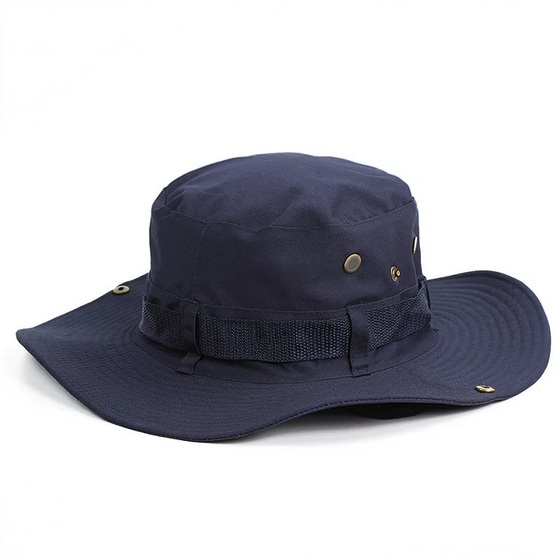 Reversible Foldable Wide Brim Fishing Bucket Hat