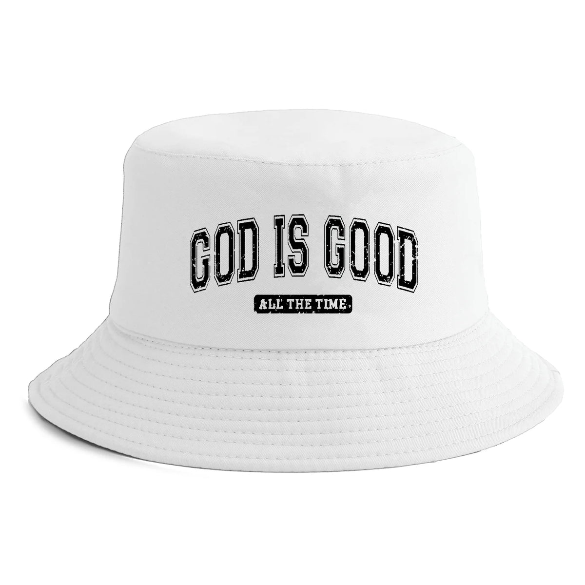 Reversible God Is Good Retro Bucket Hat