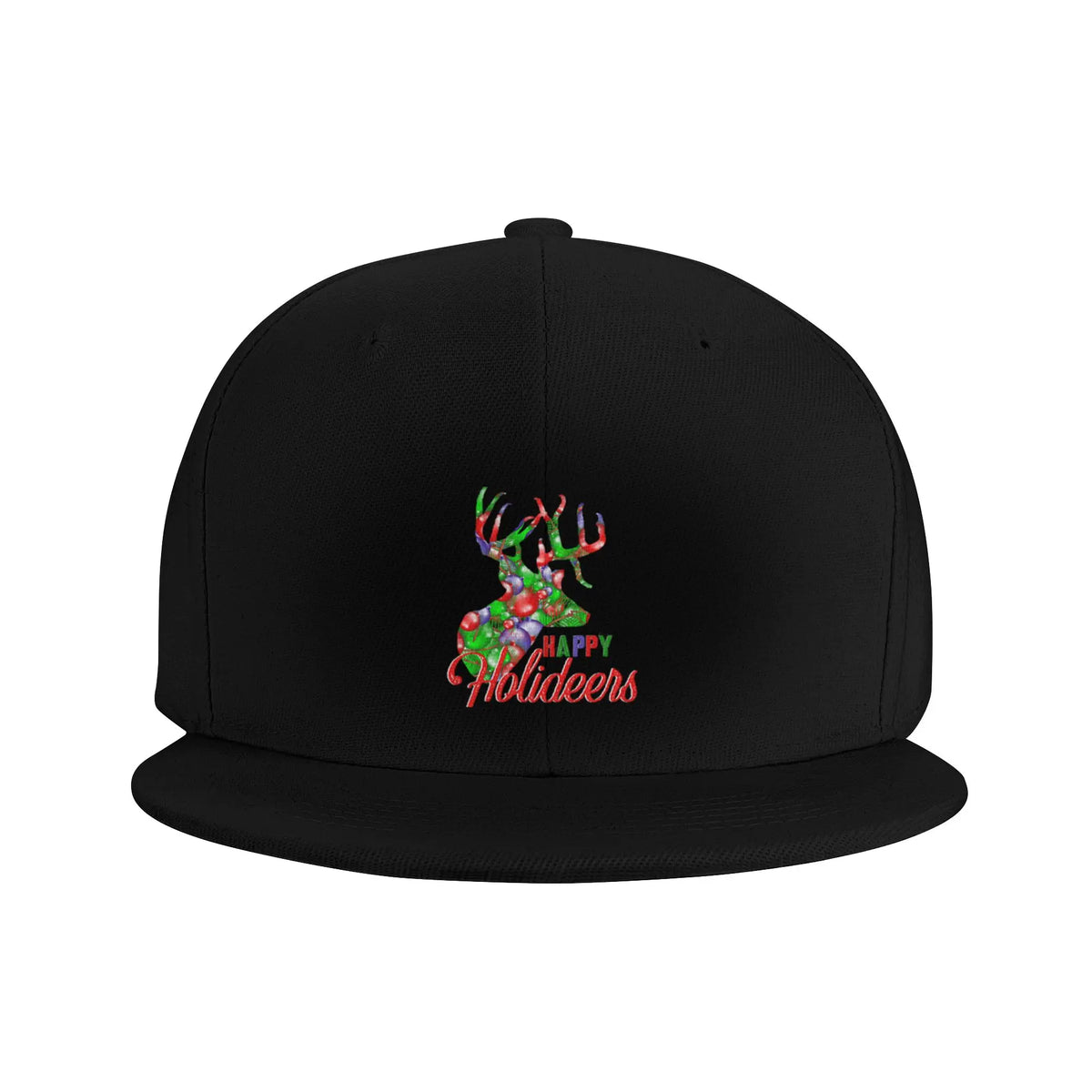 Happy Holiday Deer Hunting Snapback Cap