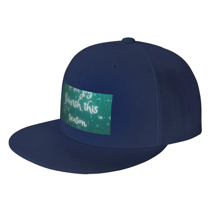 Happiness Blooms When Stress Fades Snapback Cap