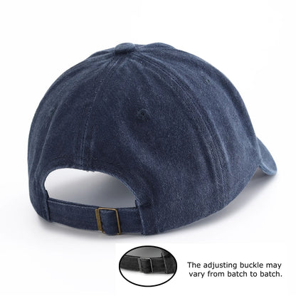 Bear Duo Washed Retro Baseball Cap