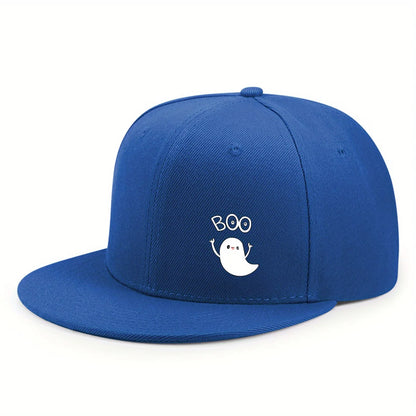 Festive Cap With Ghost Design Perfect For Halloween
