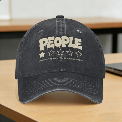 People 1 Star Absolute Nightmare Cat Trucker Baseball Cap