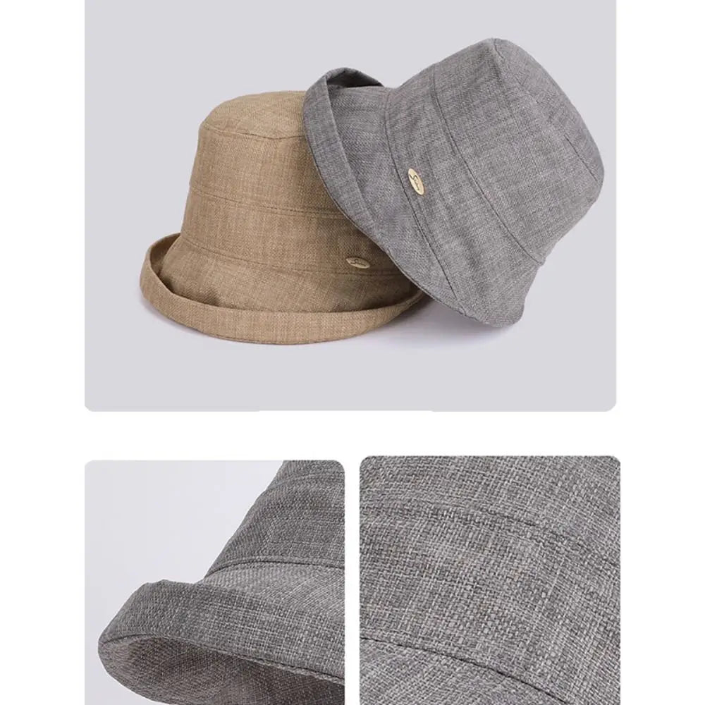 Foldable Wide Brim Breathable Summer Bucket Hat