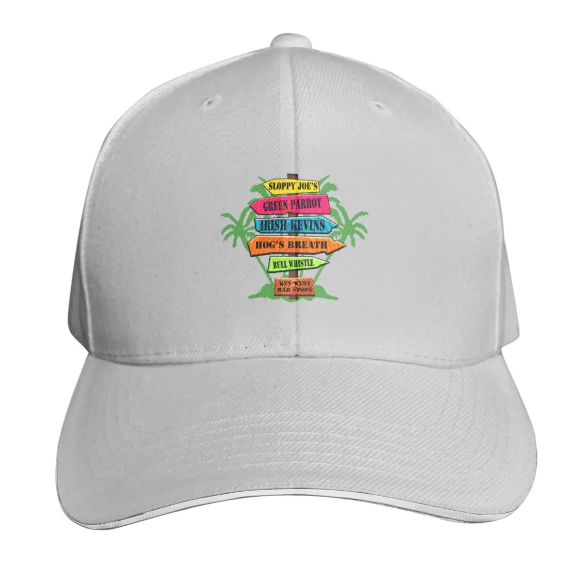 Key West Bar Stops Vintage Baseball Cap