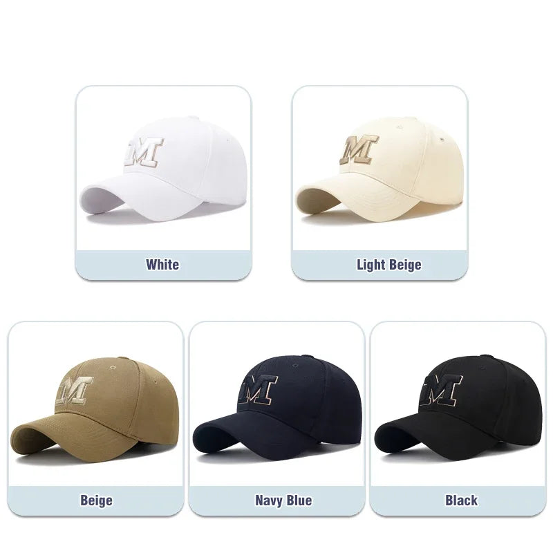Fashion Men Women Letter Three Dimensional Embroidery Baseball Cap