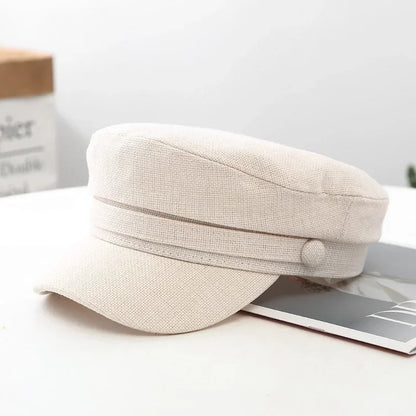 Spring And Summer Celebrity Beret Navy Hat Autumn And Winter