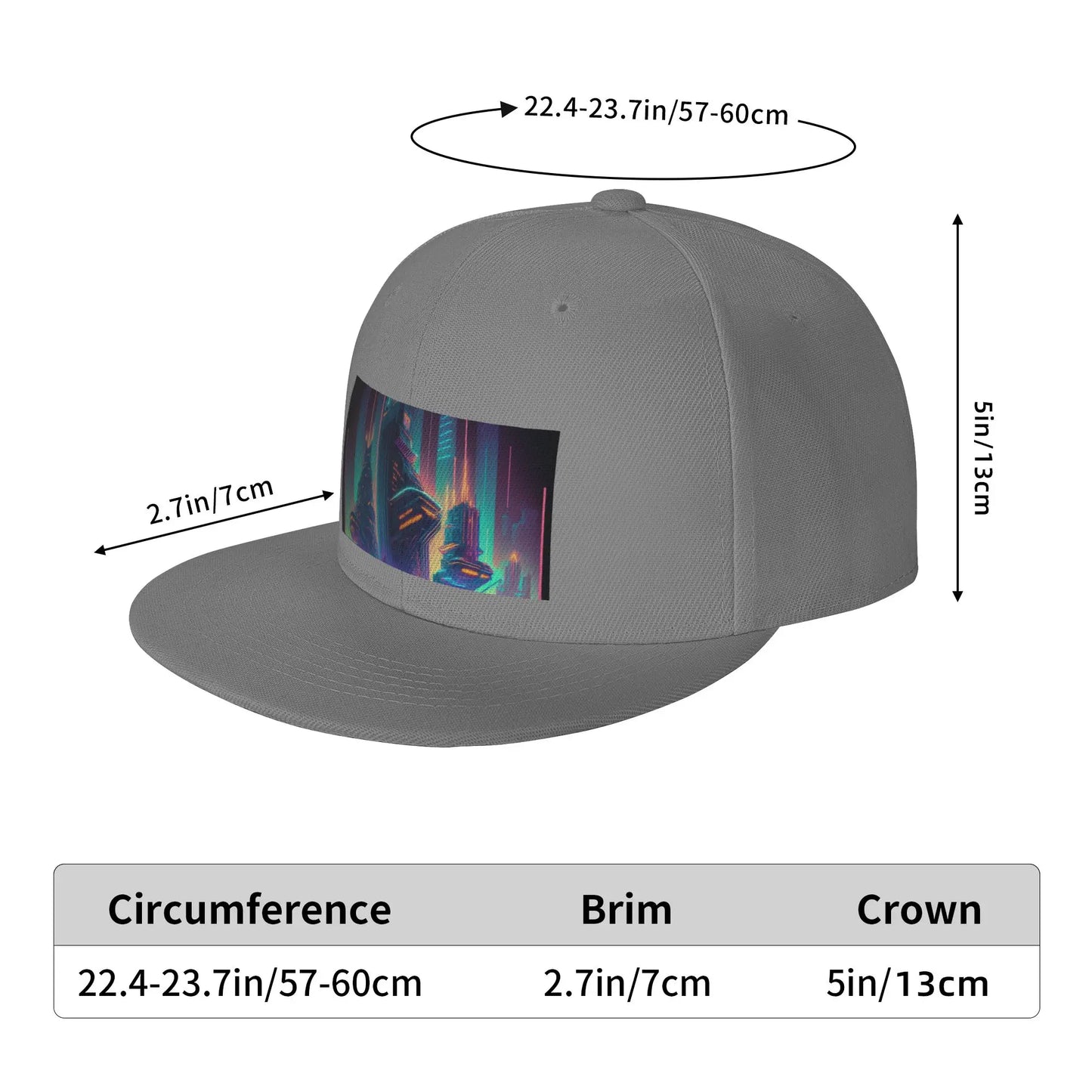 Neon City Snapback Cap