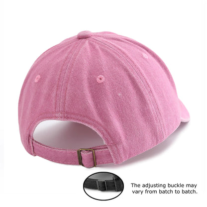 Chill Print Washed Retro Baseball Cap