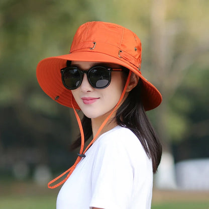RICYGVM Wide Brim UV Protection Bucket Hat