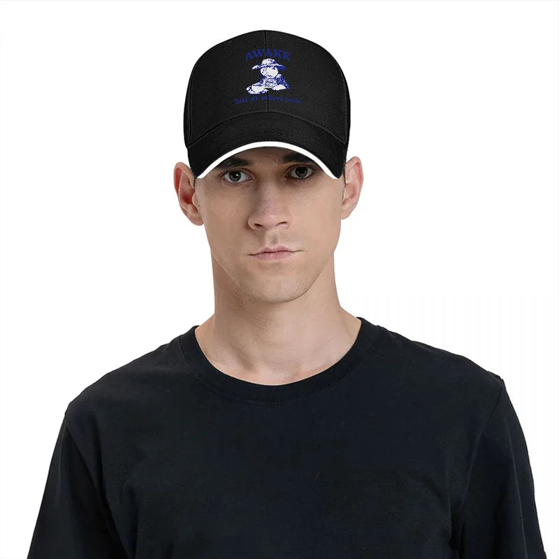 Awake But At What Cost Baseball Cap