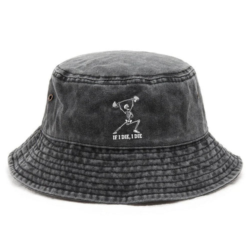 Fitness Cotton Washed Bucket Hat Vintage Fishing Hat