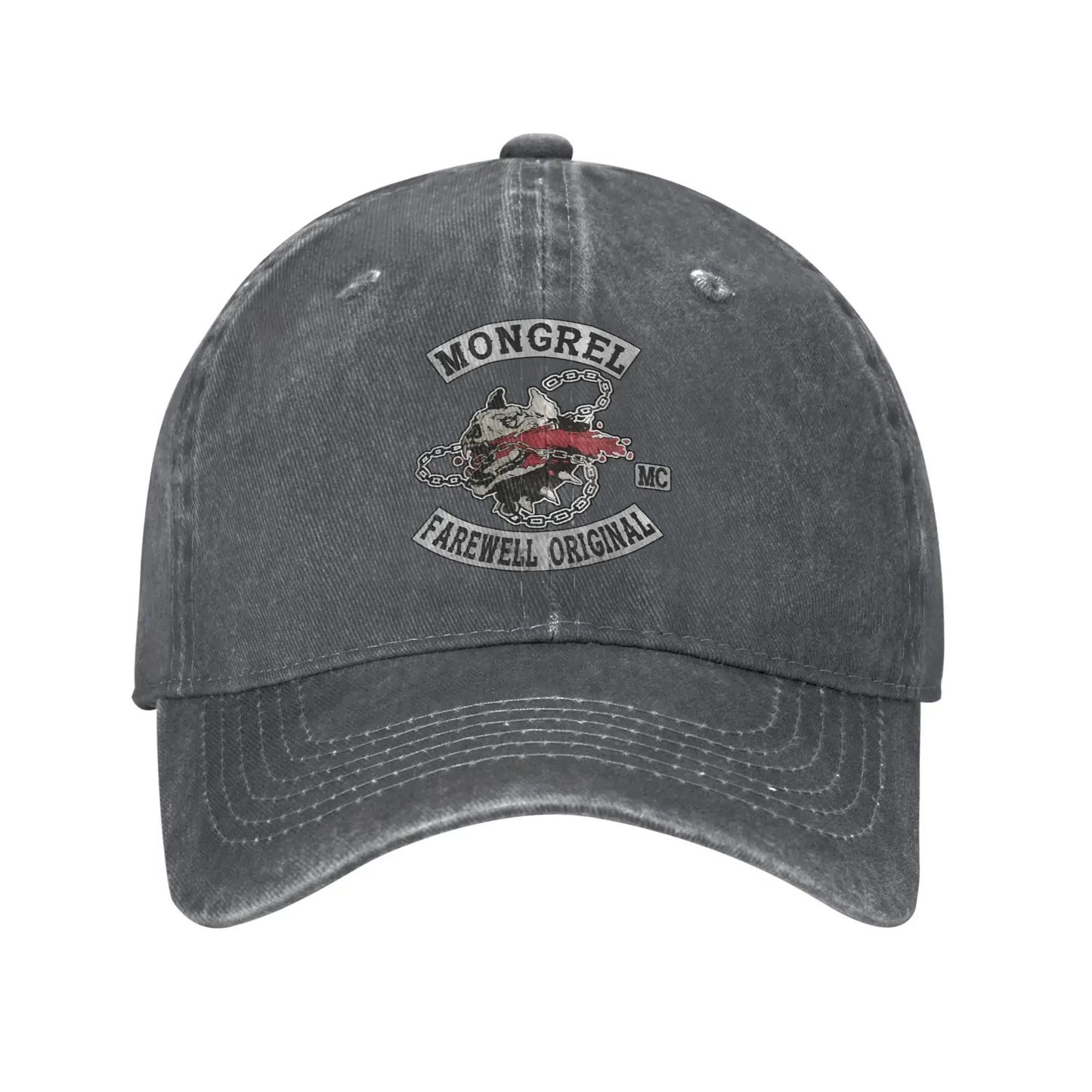 Mongrels Motorcycle Club Washed Baseball Cap