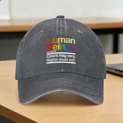 Human Being 100% Organic Y2K Cool Trucker Baseball Cap