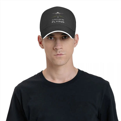 Flying Airplanes Cycling Baseball Cap