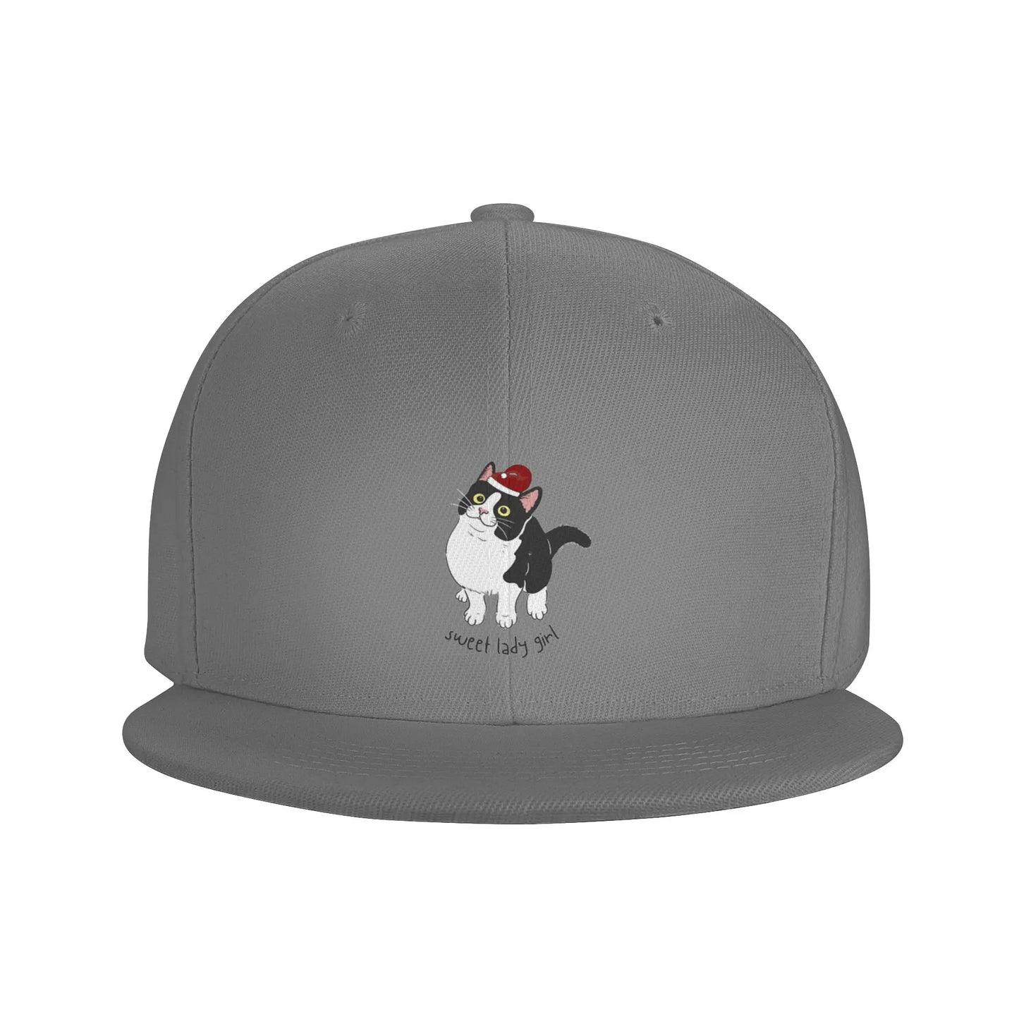 Fashion Sweet Santa Cat Meowy Snapback Cap