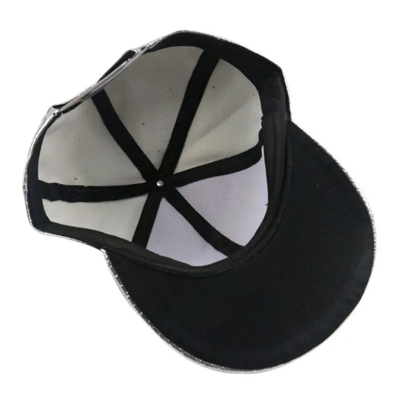 Crocodile Texture PU Leather Hip-Hop Snapback Cap