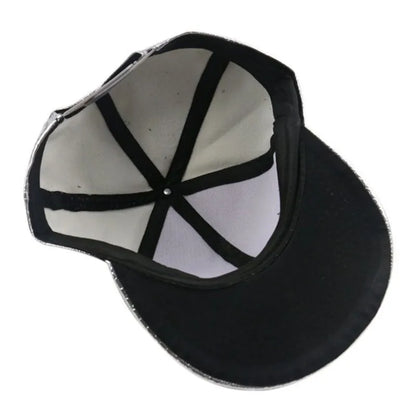 Crocodile Texture PU Leather Hip-Hop Snapback Cap