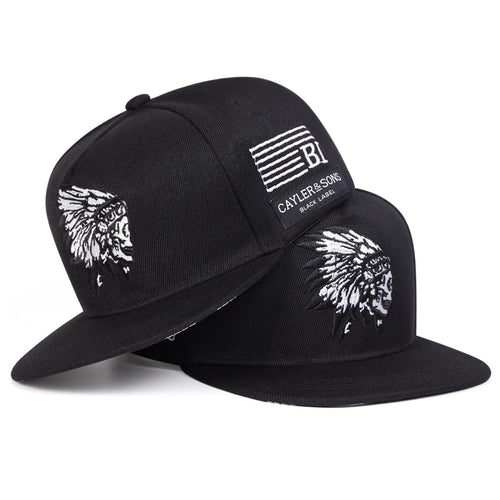 Unisex Embroidered Mesh Hip Hop Snapback Cap