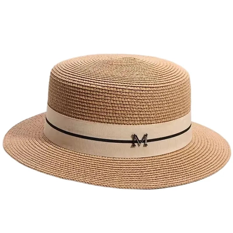 Women's British Houndstooth Top Hats Sun Hats