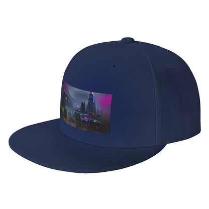 Post Apocalyptic City Snapback Cap