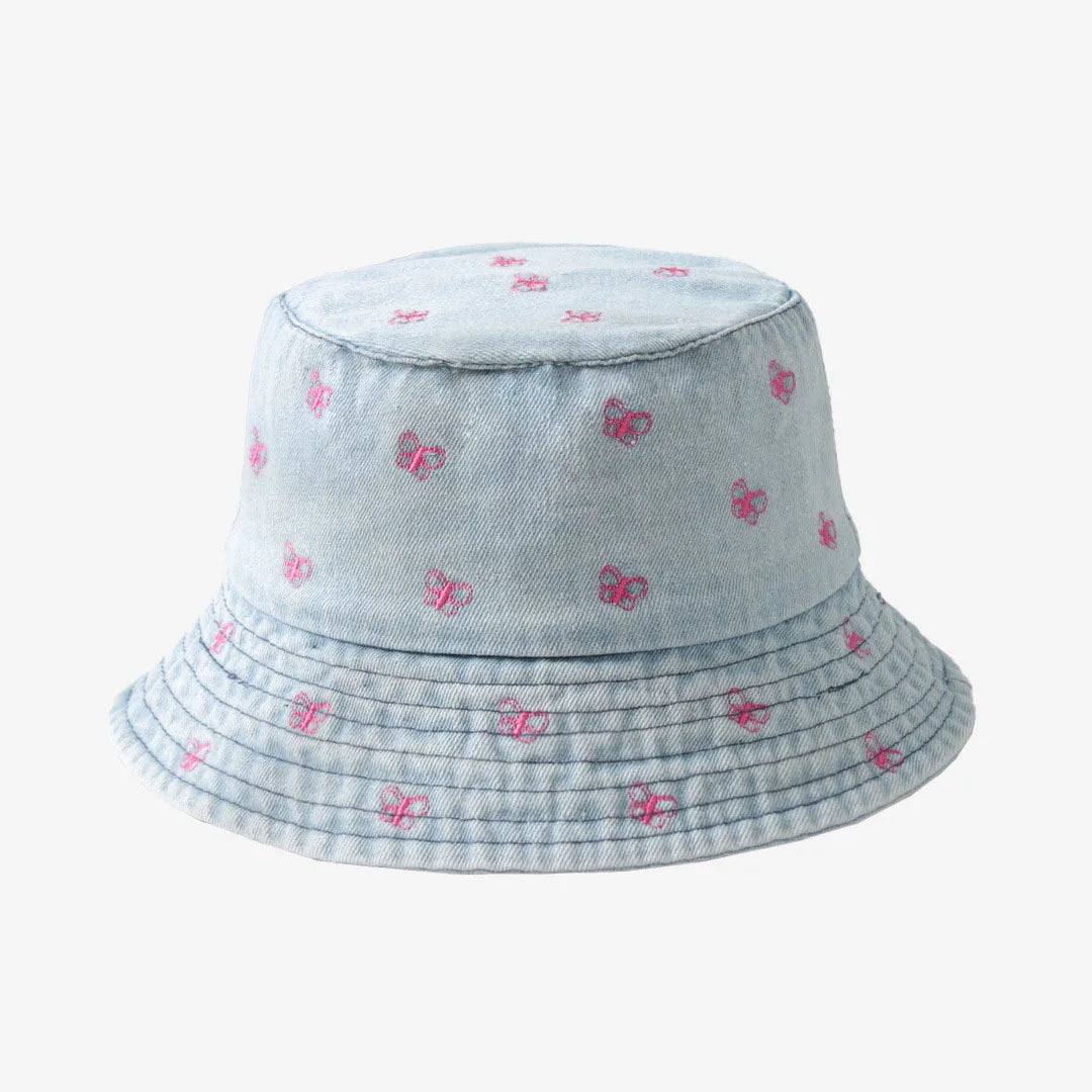 New Summer Hat For Women Denim Bucket Hat