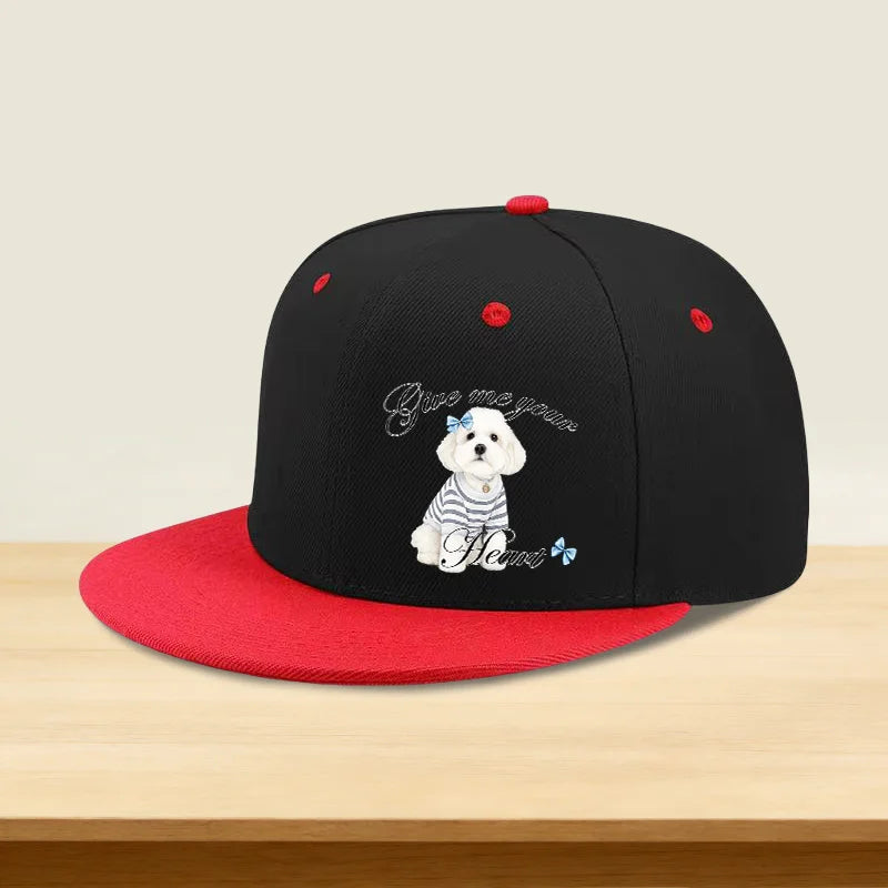 1pc Of "Give Me Your Heart" Cute Cap