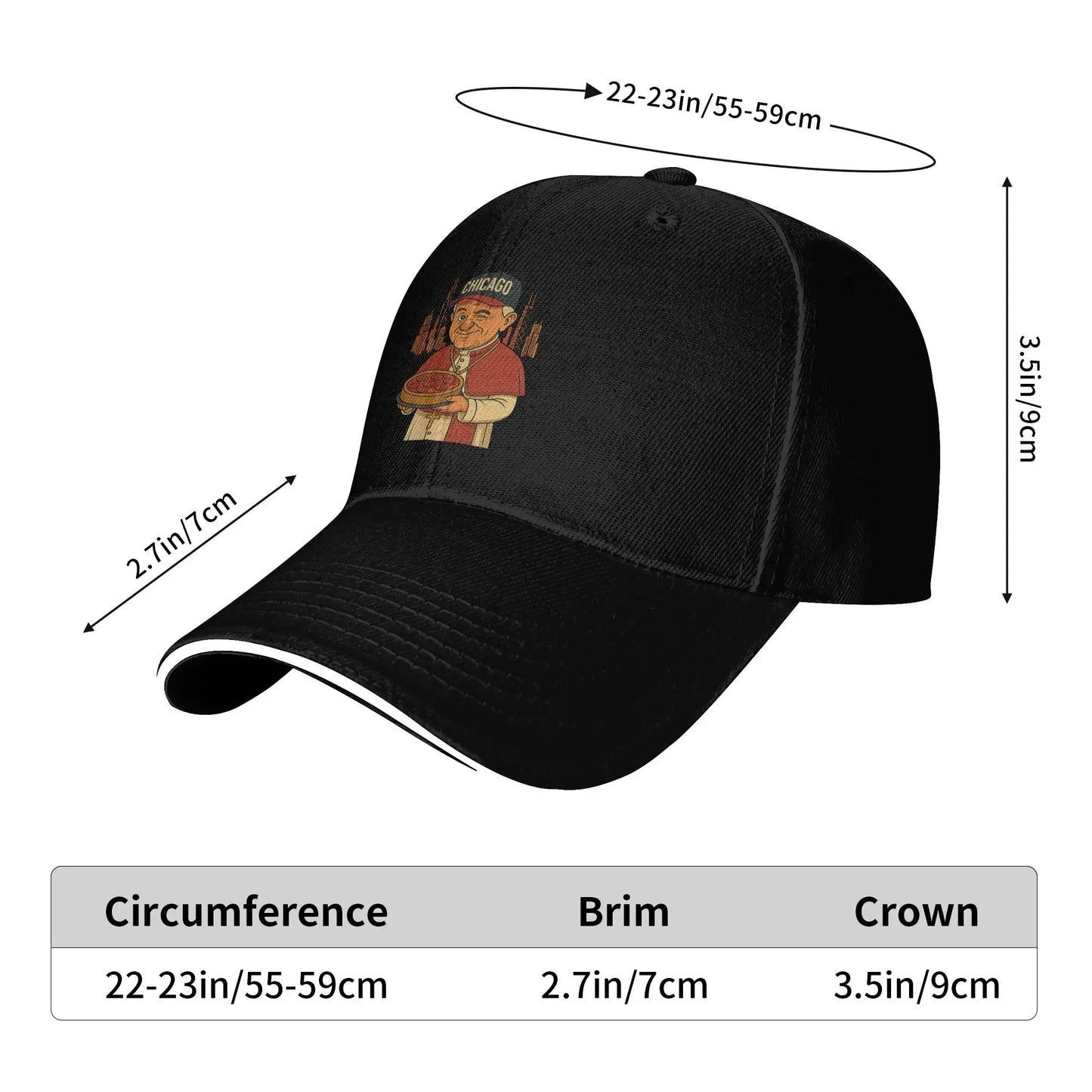 Da Pope Chicago Style Leo XIV Baseball Cap