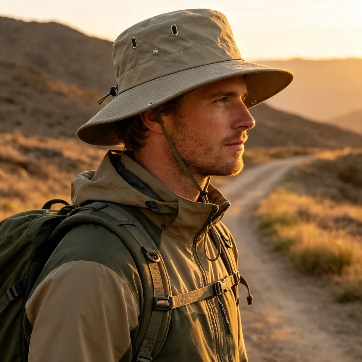 Breathable Wide Brim Outdoor Fishing Bucket Hat