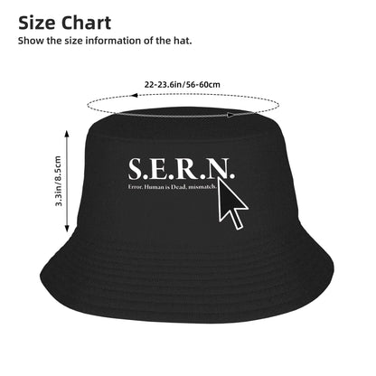 Mismatch Sern Personality Streetwear Bucket Hat