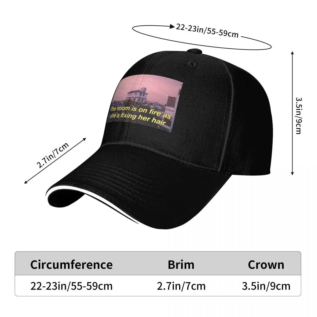 Reptilia The Strokes Band Design Baseball Cap